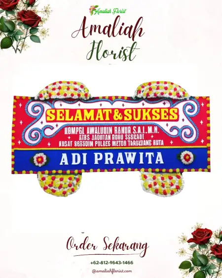 Papan Bunga Ucapan Selamat Mojogedang